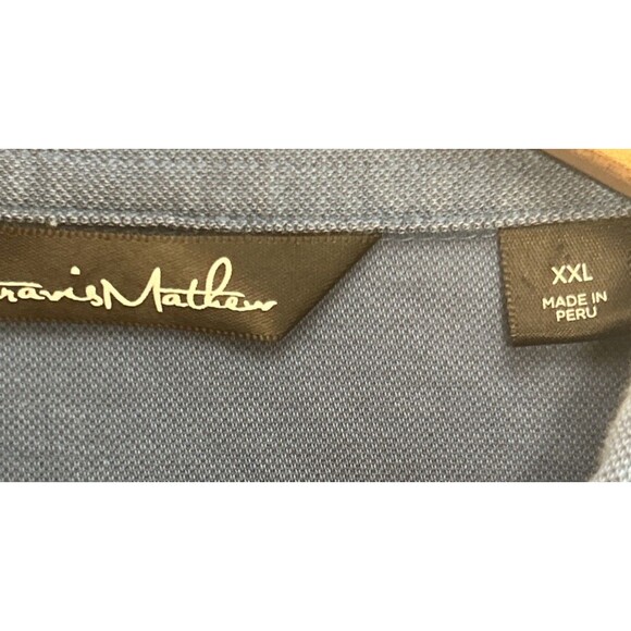 Travis Mathew Polo Shirt Set of 2 Mens XXL Performance Pima Cotton Poly Blend - Picture 3 of 6